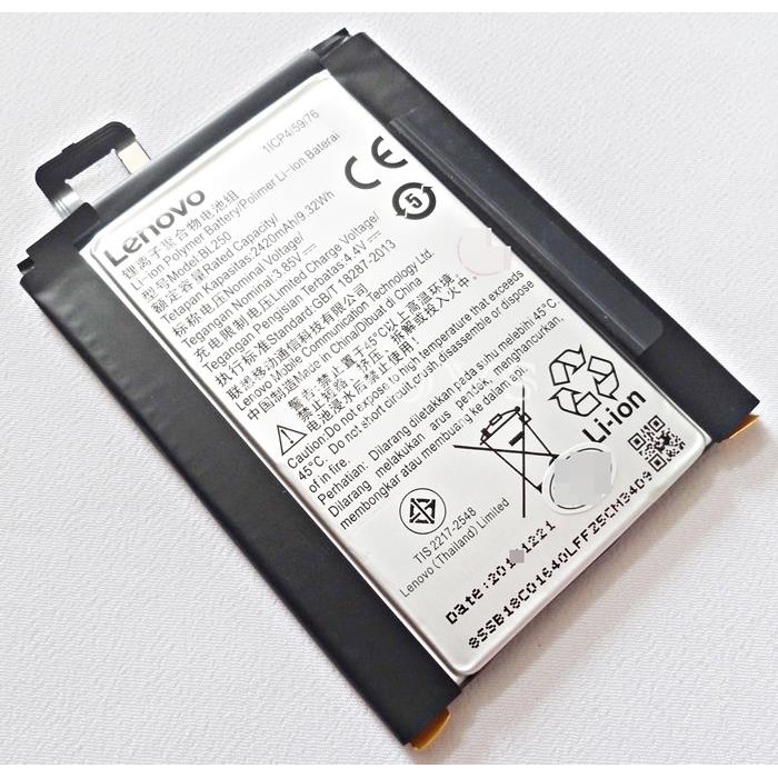 Pin Lenovo Vibe S1 2500mAh Original Battery - Model: BL250
