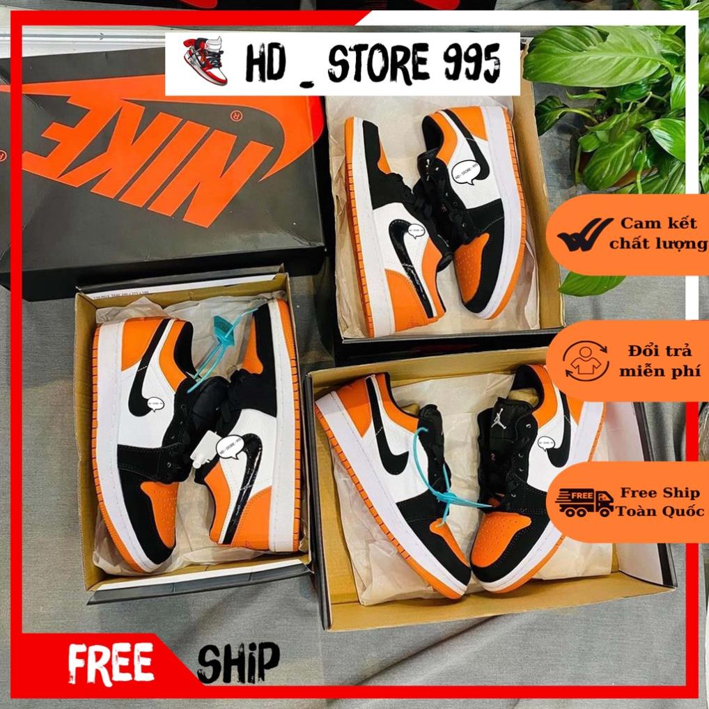🔥🔥098SHOP🔥🔥 Giày Jordan 1 Cổ Thấp Cam Đen, Giày JD 1 Cam Đen Nam Nữ Bản Cao Cấp Full Box + Bill | BigBuy360 - bigbuy360.vn
