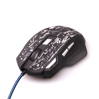 Chuột máy tính dây USB đèn LED 7 màu