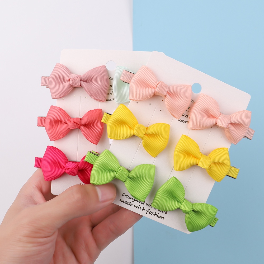 Set 6 kẹp tóc KIDSBOWS hình nơ dễ thương dành cho bé gái