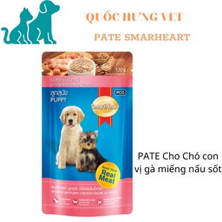 Pate cho chó pate smartheart gói 130g đủ vị- quốc hưng vet