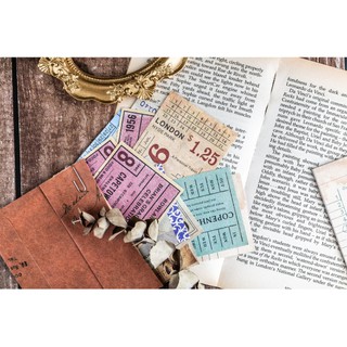Giấy note travel ticket cổ