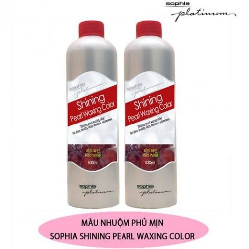 Thuốc nhuộm tóc phủ mịn (bóng) SOPHIA PLATINUM SHINING PEARL 530ml