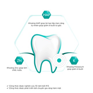 Combo 3 hộp Kem đánh răng P S giảm ê buốt