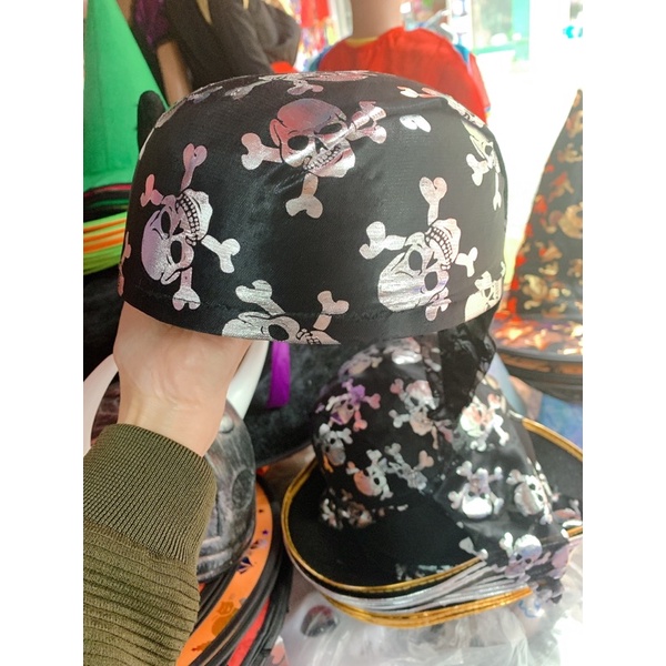 Mũ Hải tặc  hoá trang Halloween kiểu tròn và dáng thuyền