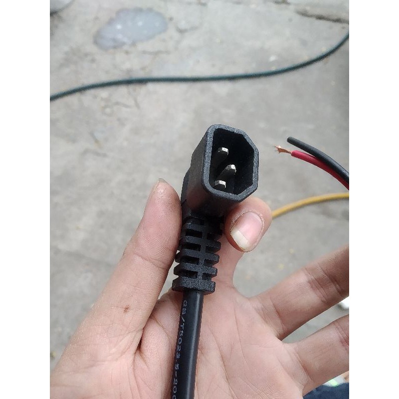 Dây nguồn sạc xe đạp điện chân đực xe 133s