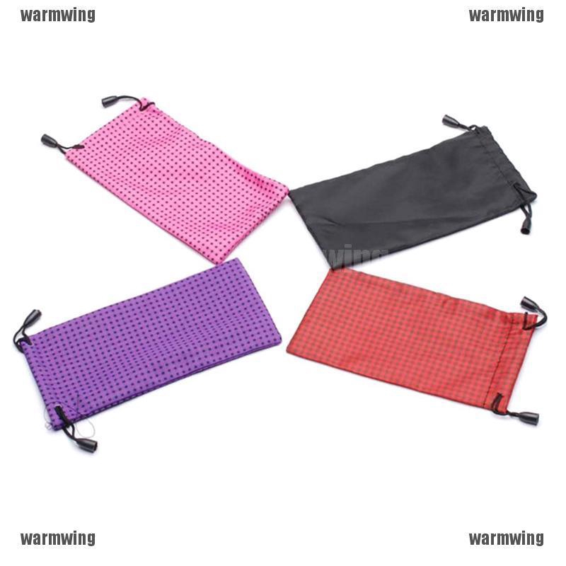 1 Túi Vải Đựng Kính Mát Họa Tiết Ngẫu Nhiên