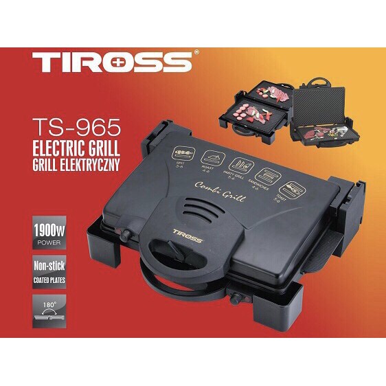 Kẹp nướng điện Tiross TS965-chính hãng