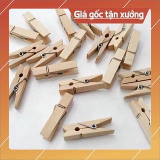 Combo 10 kẹp gỗ treo ảnh, kẹp ảnh trang trí siêu xinh