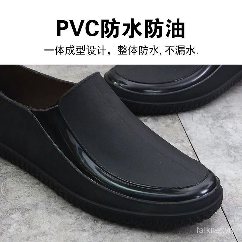 Ủng cao su đi mưa cổ thấp chống trượt chống thấm nước cho nam và nữ