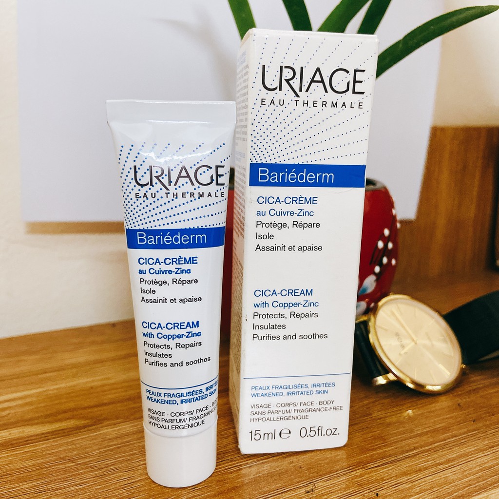 URIAGE KEM CHĂM SÓC DA KÍCH ỨNG BARIEDERM CICA CREME T 15ML