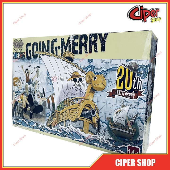 Mô hình Thuyền Going Merry 20th - Mô hình One Piece