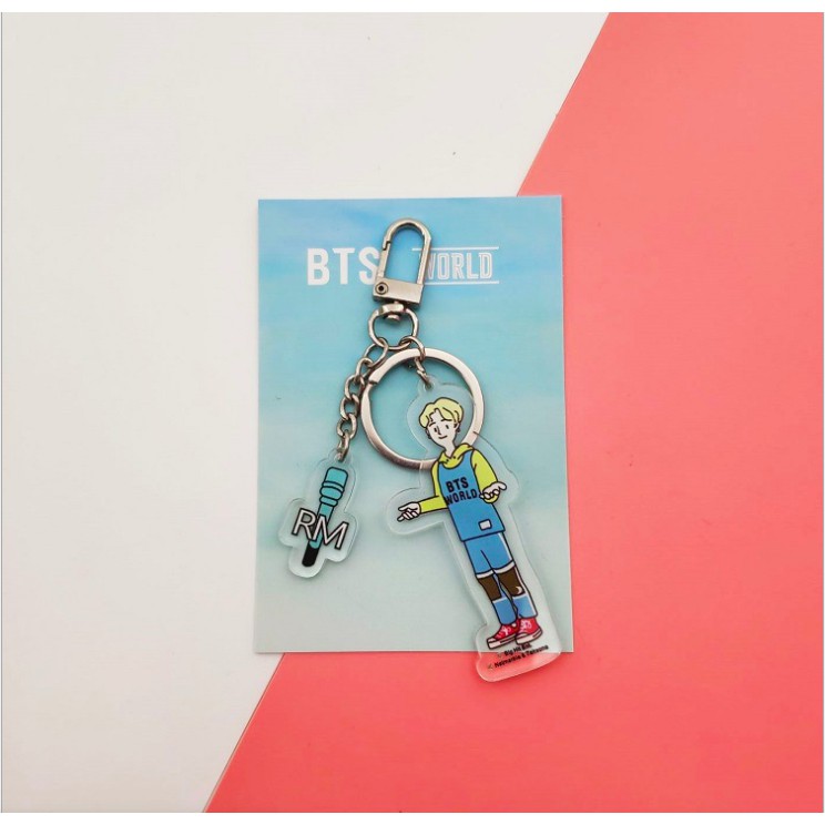 Móc khoá Bangtan World story acrylic keyring unoff