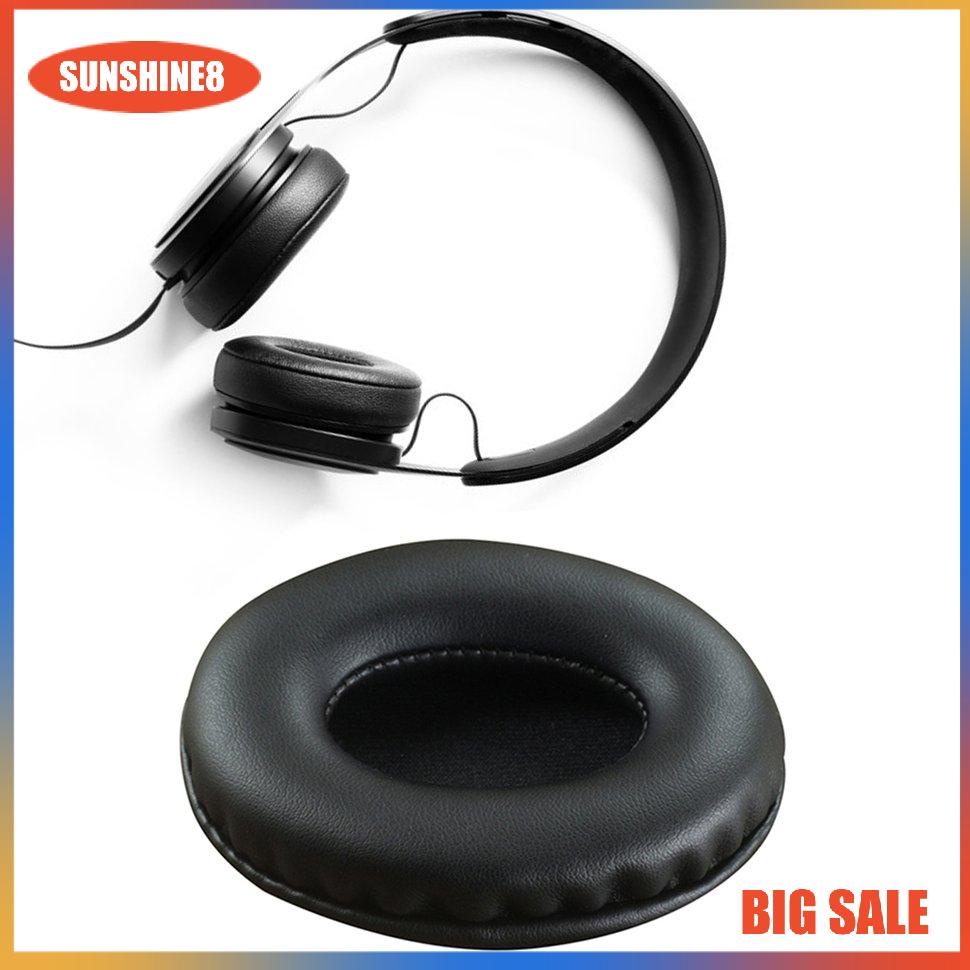【SUN】Oval Earphone Earpads Ear Cushion Headset Earmuffs Leather Headphone Covers