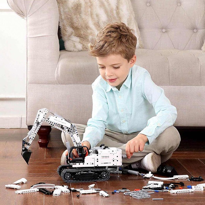 Bộ lắp ráp máy xúc Xiaomi GCWJJ01IQI +900 mảnh ghép