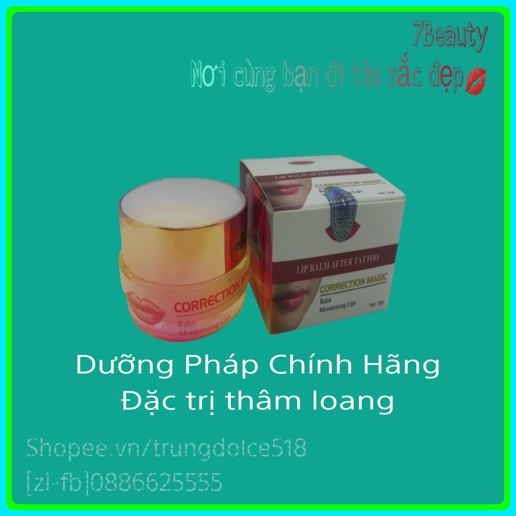 Dưỡng Thâm Loang,Kích Màu Môi Sau Xăm-Thành phần Từ thiên nhiên-Dưỡng Pháp