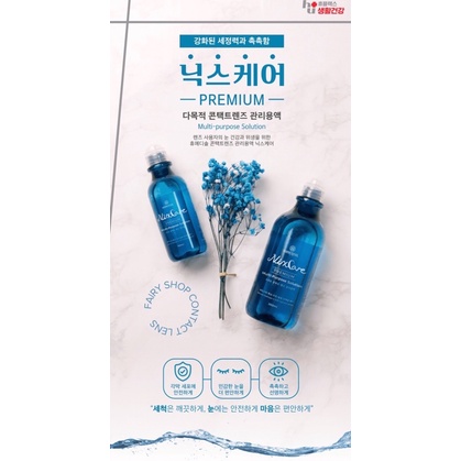 Nước Ngâm Kính Áp Tròng Nixcare Premium Eyelab 160ml &amp; 360ml - FAIRY SHOP CONTACT LENS - Nix Care