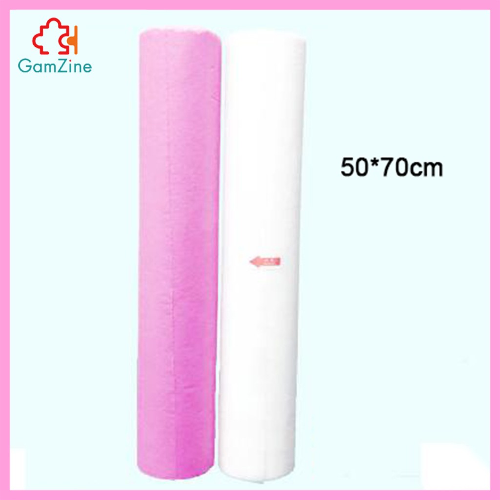 Cuộn 50 Tấm Ga Trải Giường Dùng Một Lần Màu Hồng