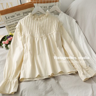 🚛[FREESHIP] Áo babydoll cổ bèo (hàng QC loại 1) - ảnh thật