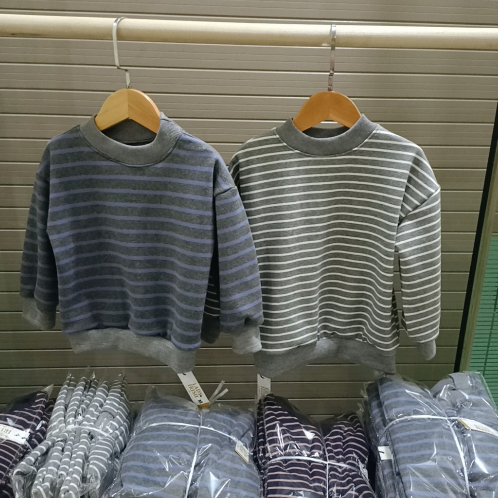 Áo Nỉ lông UNISEX style Hàn Quốc cho bé từ 12-25kg