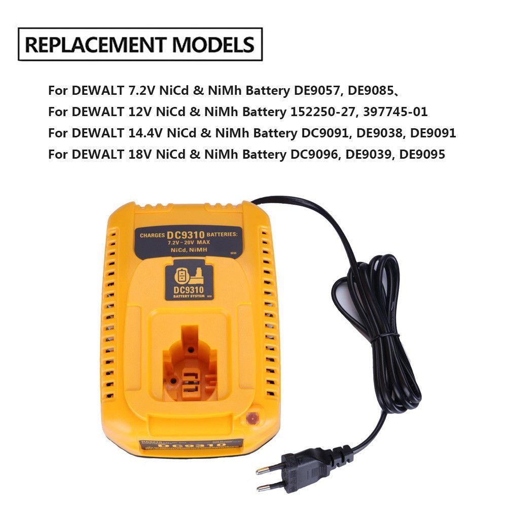 Dây Cáp Sạc Pin Máy Khoan Dewalt 7.2V-18V Nicad &amp; Nimh