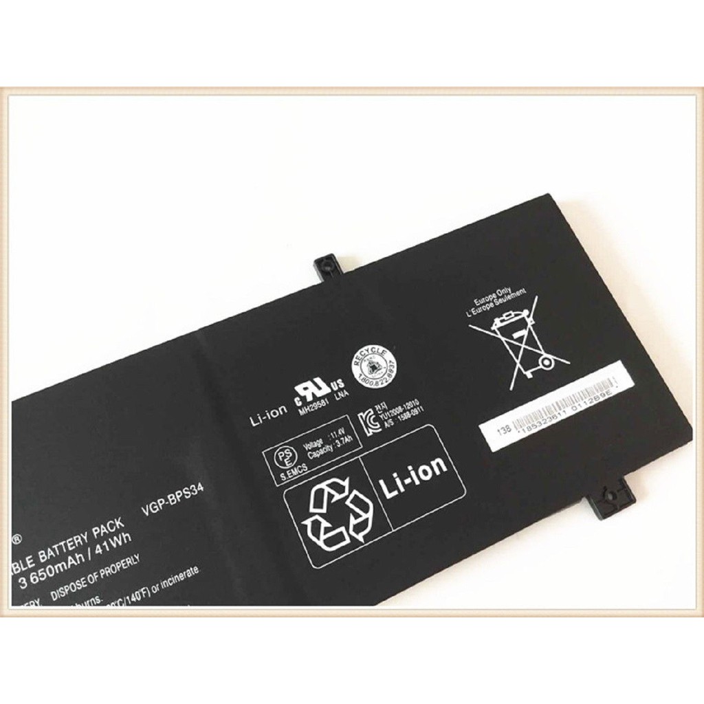 PIN - BATTERY SONY VGP-BPS34 CAM KẾT HÀNG ZIN XỊN