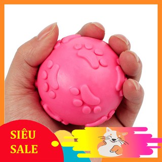 [SALE SỐC] Bóng Cao Su Đồ Chơi Cho Chó Mèo Hình Dấu Chân Chó - Mã DCCM47
