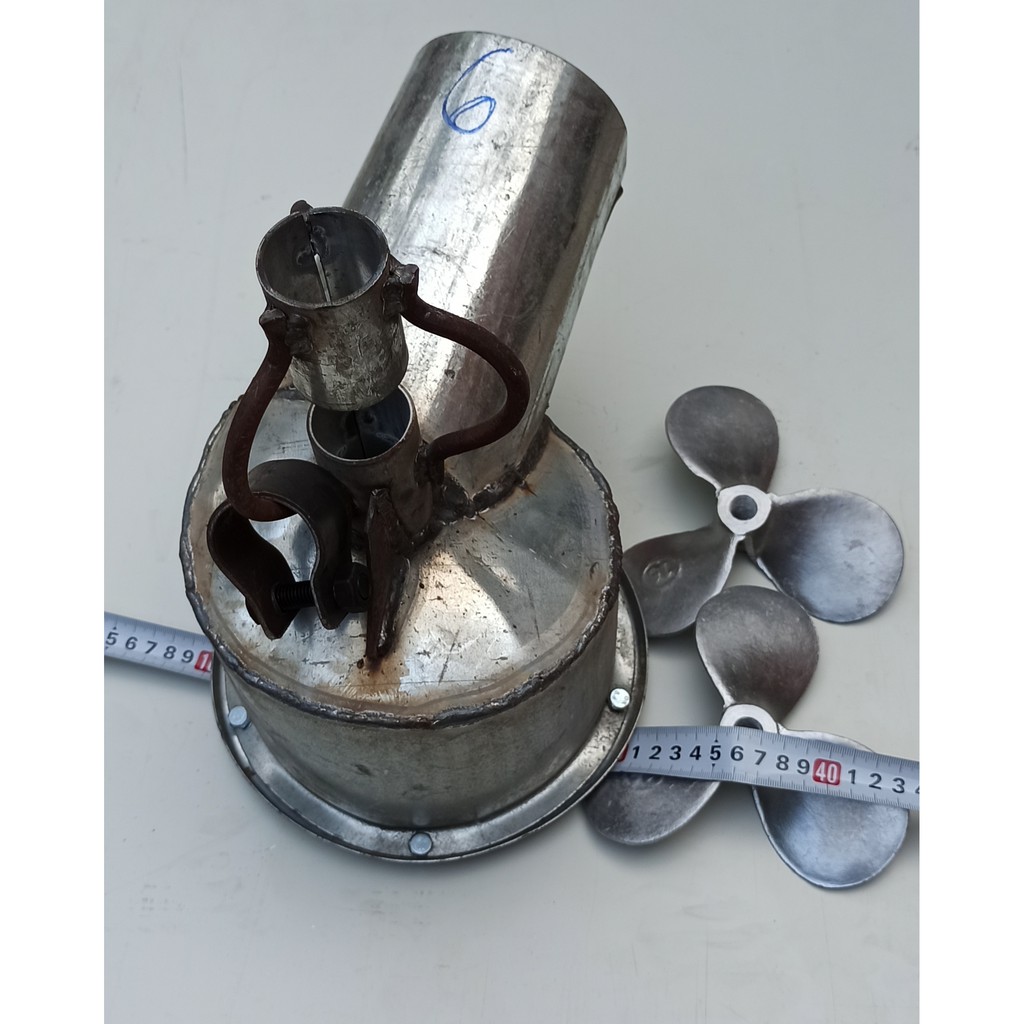 Đầu Ốc Bơm Nước  Phi 114mm Lắp Sắt Xi Đuôi Tôm Ống Tuýp 34mm Ren 14mm, 16mm