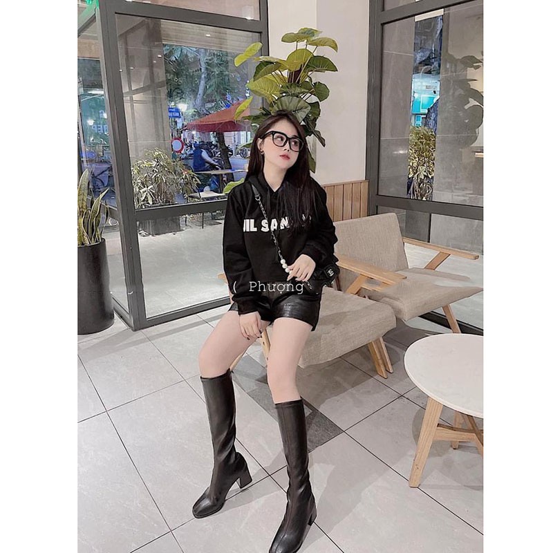 Áo Nỉ Mũ Tay Rơi Dáng Lửng Hàng Quảng Châu M0993-Teen 888