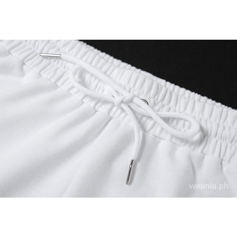 Bộ Áo Tank Top Vải cotton Màu Trơn + Quần Dài Lưng Cao Dây Rút Thời Trang Cho Nữ