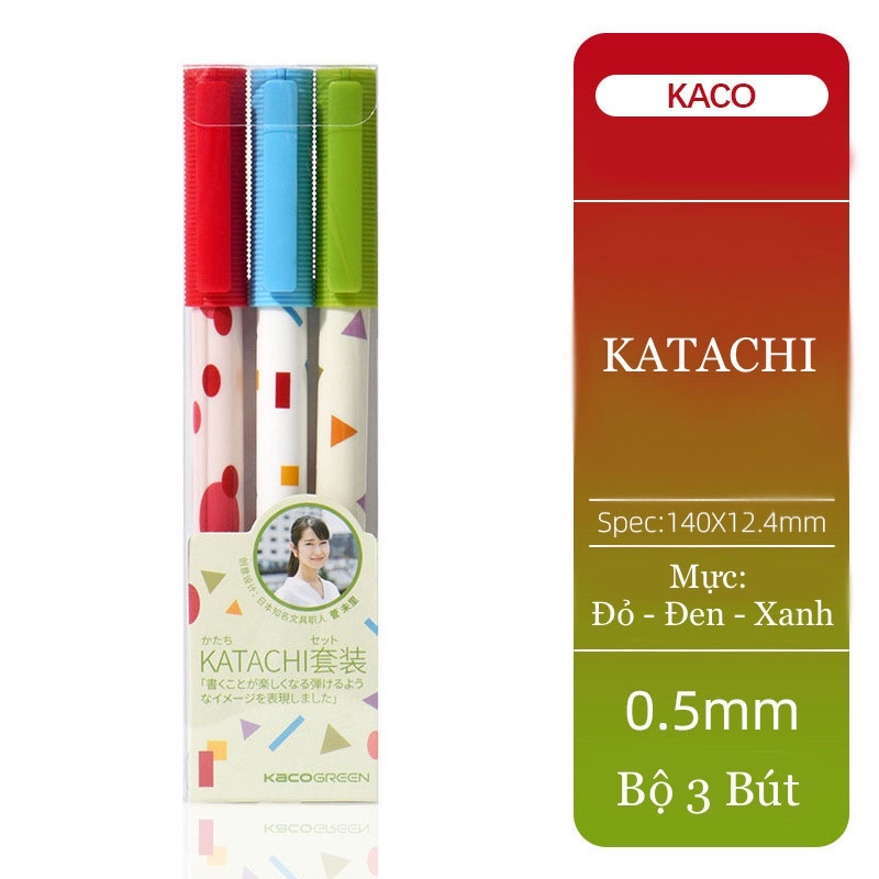 Bút gel Kaco JUMBO Nét 0.5mm Công Nghệ Duraball.