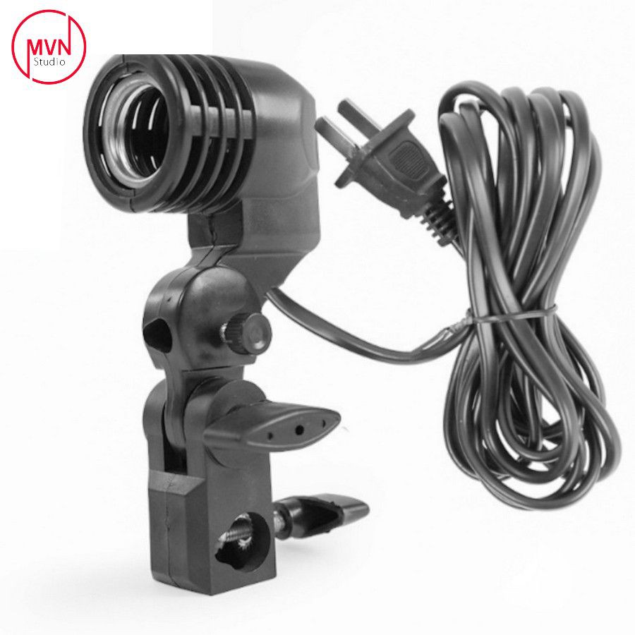MVN Studio - Bracket gắn dù và đui đèn E27 chụp sản phẩm - hàng chính hãng Refutuna