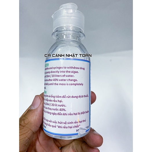 DIỆT RÊU HẠI CHO BỂ CÁ CẢNH ALGAE REMOVER AQUA-NET 100ML