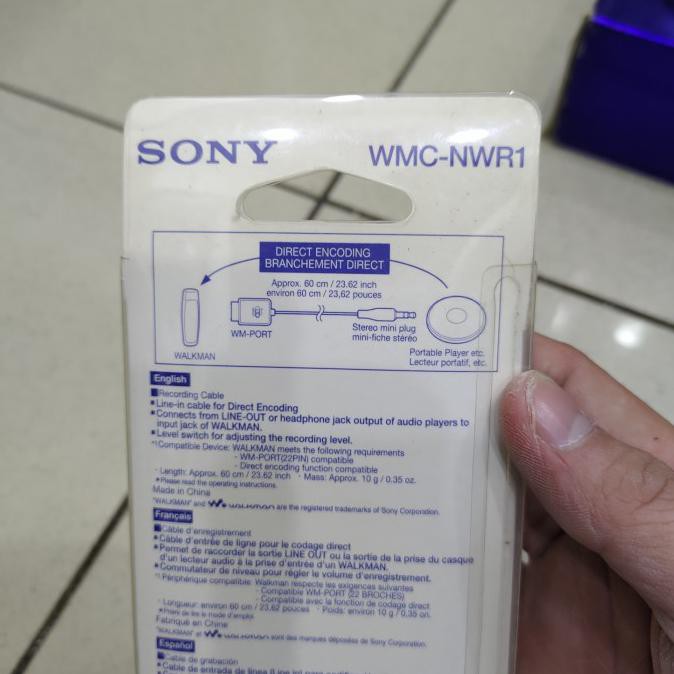Dây Cáp Ghi Âm Cho Sony Walkman Wmc-Nwr1