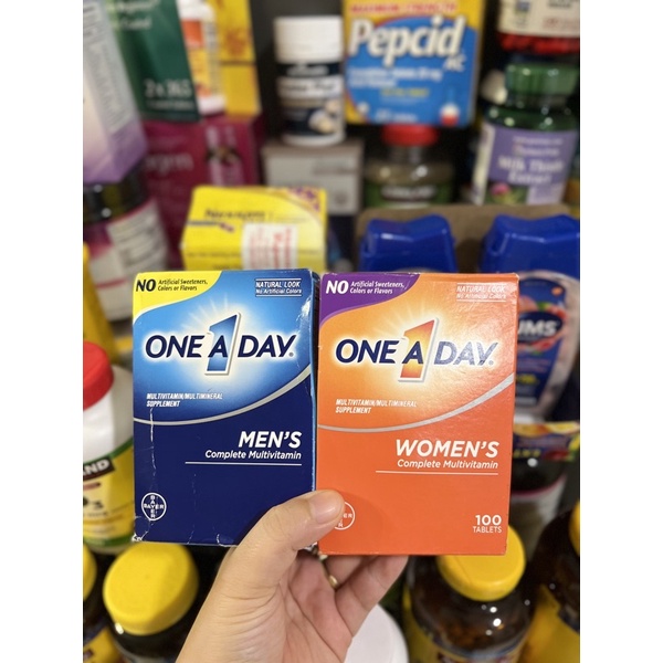 (Date 8-10/23)Vitamin tổng hợp One a day Men/Women 100 viên