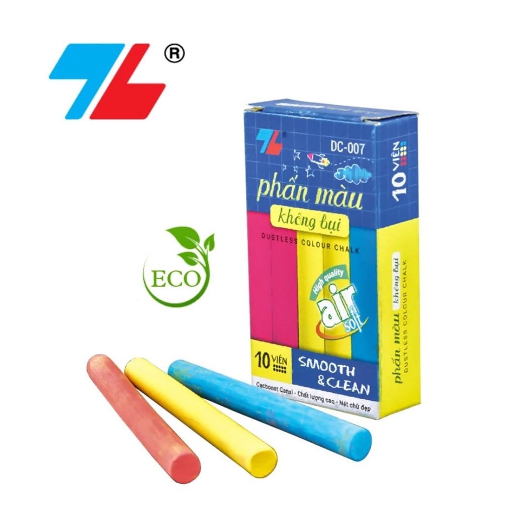 Phấn màu không bụi Thiên Long DC-007  hàng có kiểm tra chất lượng và an toàn