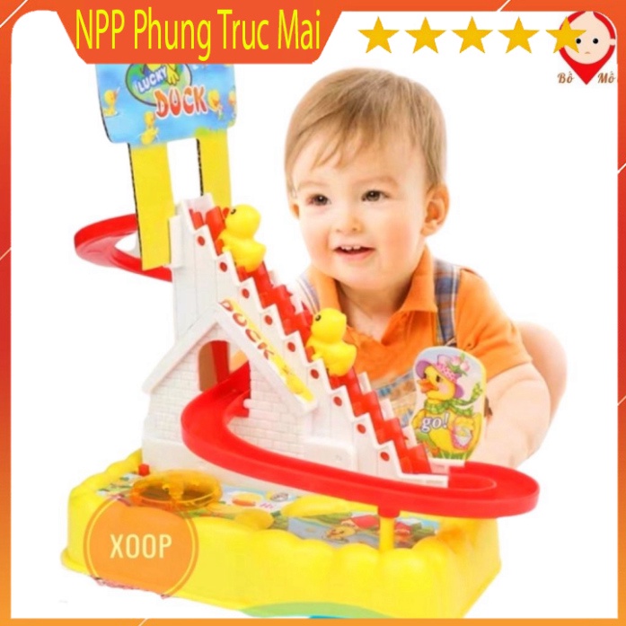 Đồ Chơi Cầu Trượt Vịt Vàng Leo Thang Siêu Dễ Thương Cho Bé Vui Chơi Giải Trí - Shop Bố Mốc NPP Phung Truc Mai