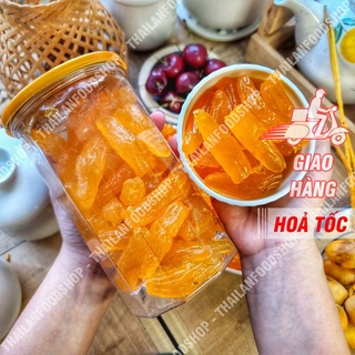 Khoai Sâm Sấy Dẻo (Mứt khoai lang sâm) Lon 500gr
