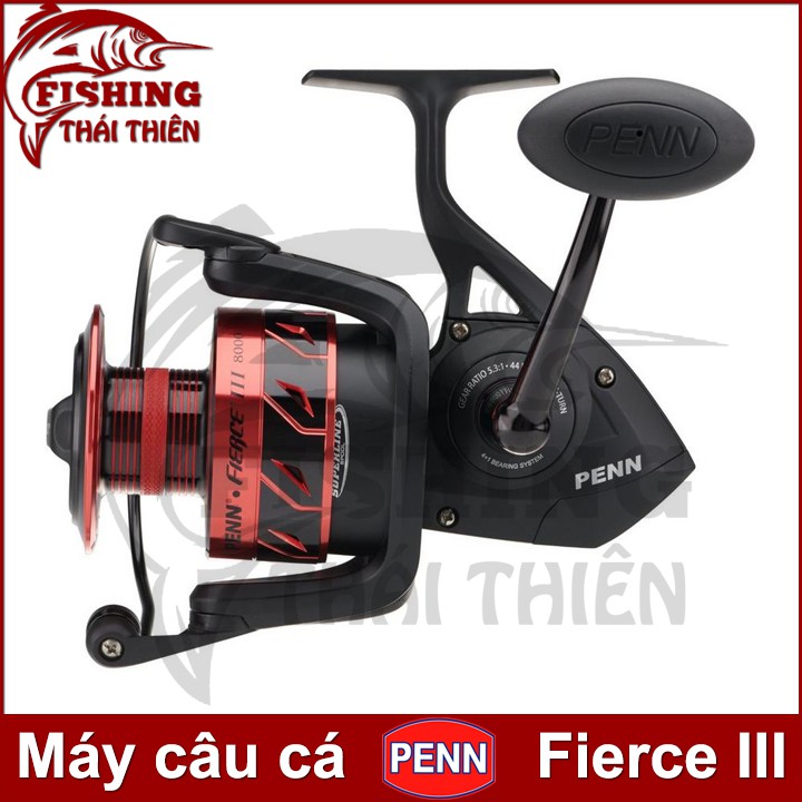 Máy câu cá Penn Fierce III 4000, 5000, 6000 máy câu cá tra, câu sông câu biển