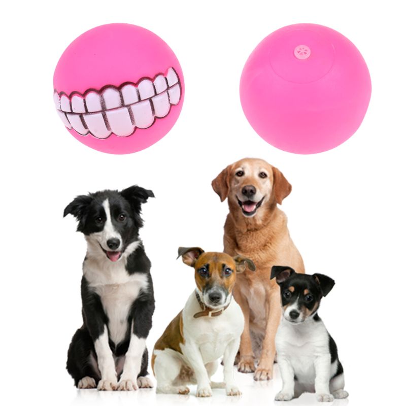 Quả Bóng Đồ Chơi Kèm Răng Huấn Luyện Thú Cưng