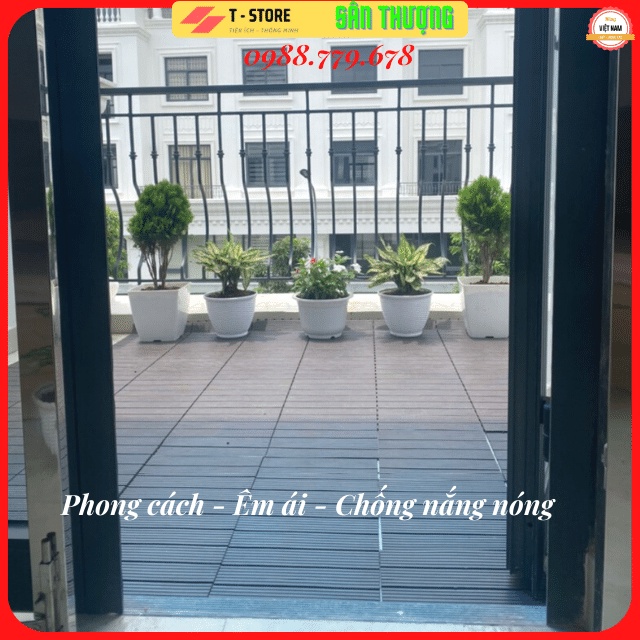 TẤM LÓT SÀN NHÀ TẮM GIẢ GỖ, VỈ LÓT SÀN BAN CÔNG, THẢM LÁT SÀN NHÀ CHỐNG TRƠN TRƯỢT