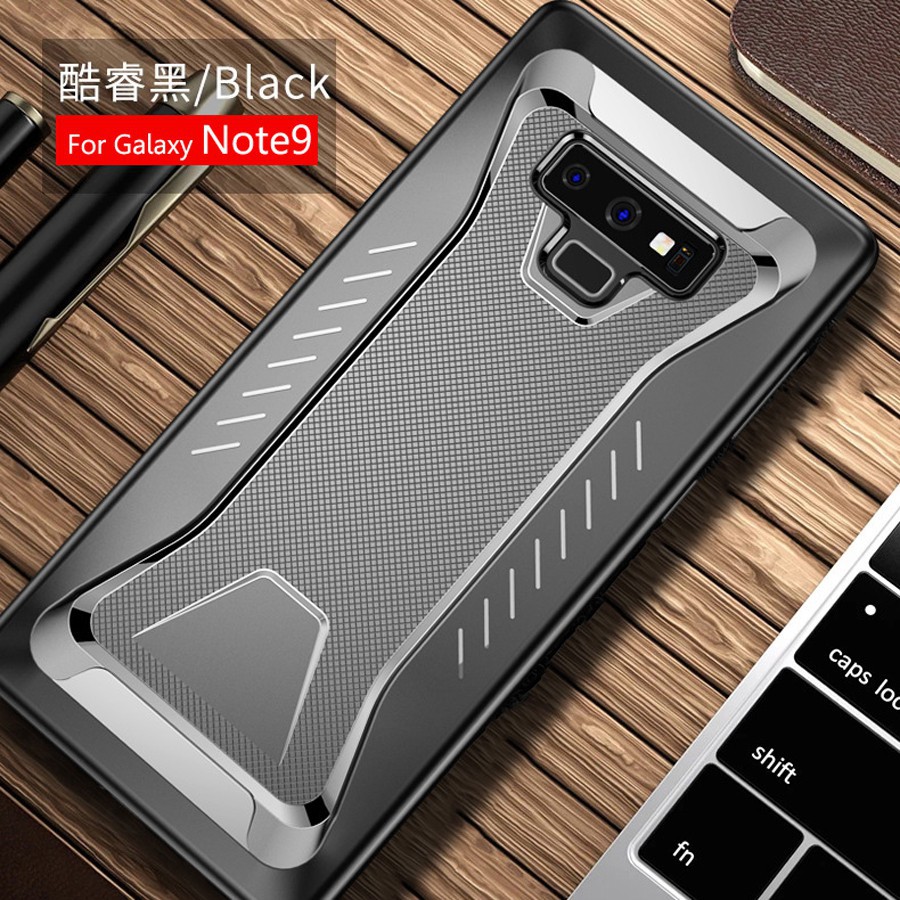 Ốp lưng galaxy Note 9 Iron Man siêu chống sốc( Đen, Xanh)