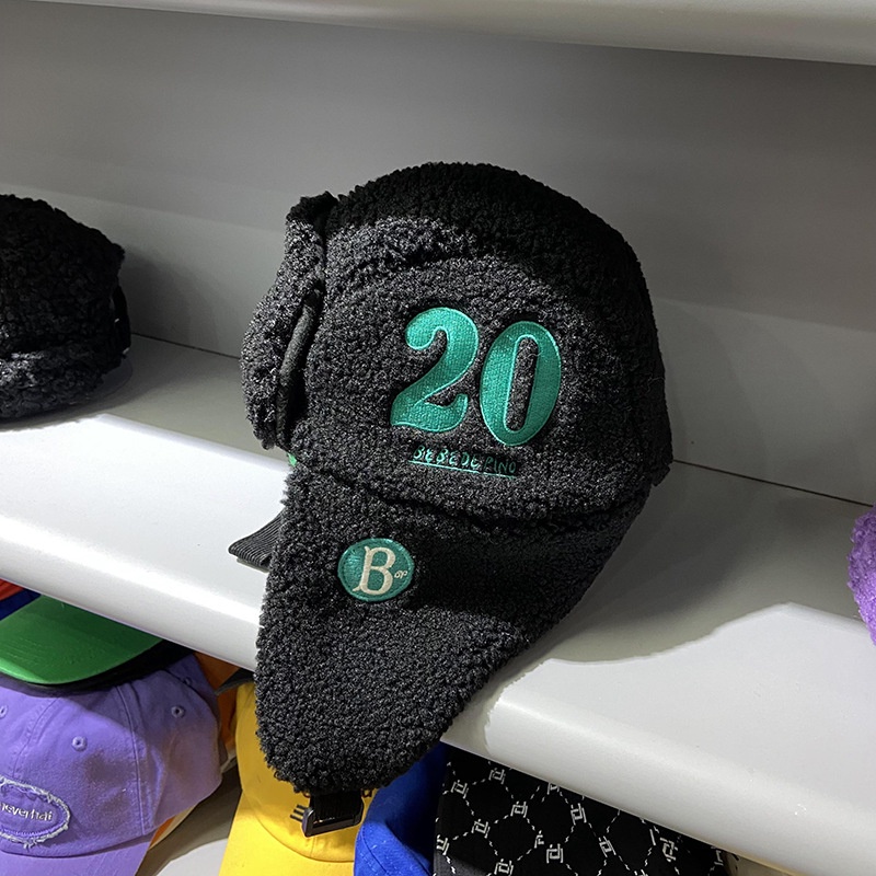 Mũ Len Lông Cừu Bảo Vệ Tai Chống Lạnh Thời Trang Thu Đông Cho Nam Và Nữ