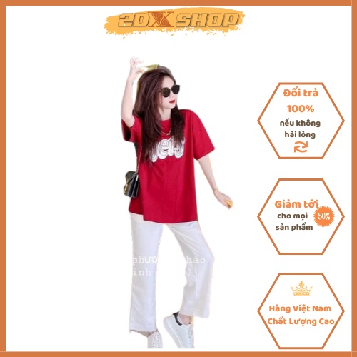 Bộ Quần Áo Unisex Jest Quần Trắng Hot Trend
