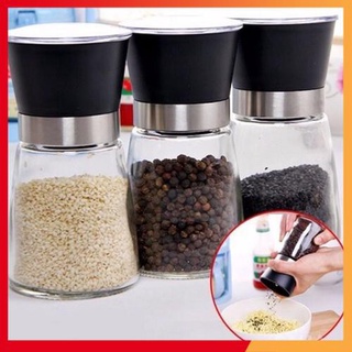 Hũ xay tiêu thủy tinh lock&lock chính hãng cko116blk 170ml - hàng chính hãng