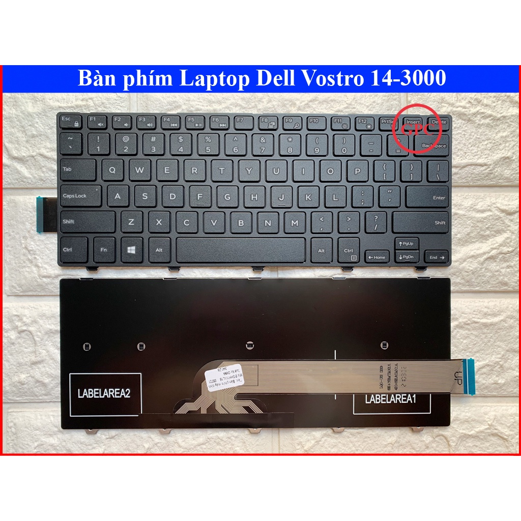 Bàn phím Dell Vostro 14-3000 3459 3458  3446 3468  3445 5458 7447 5447 5448 5442 5445 chất lượng cao - nhập khẩu New