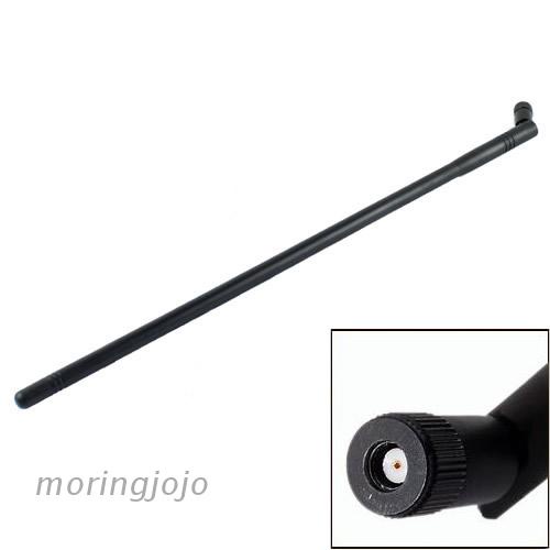 JoJo  2.4G 2.4GHz RP-SMA Male WiFi Wireless Antenna Cable Linksys D-link 20dBi Black