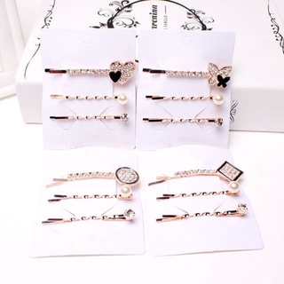 Set 3 kẹp tóc đính đá hàn quốc