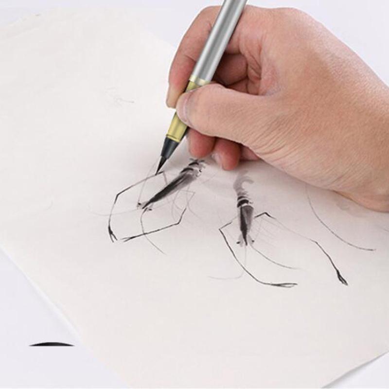 Bút Máy Kim Loại Thiết Kế Cọ Thư Pháp Cho Người Mới Bắt Đầu