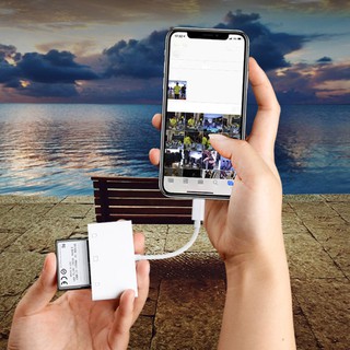 đêm combo camera yoosee camera trợ camera wifi Đầu đọc thẻ CF/SD/Micro SD cho iphone, ipad, samsung